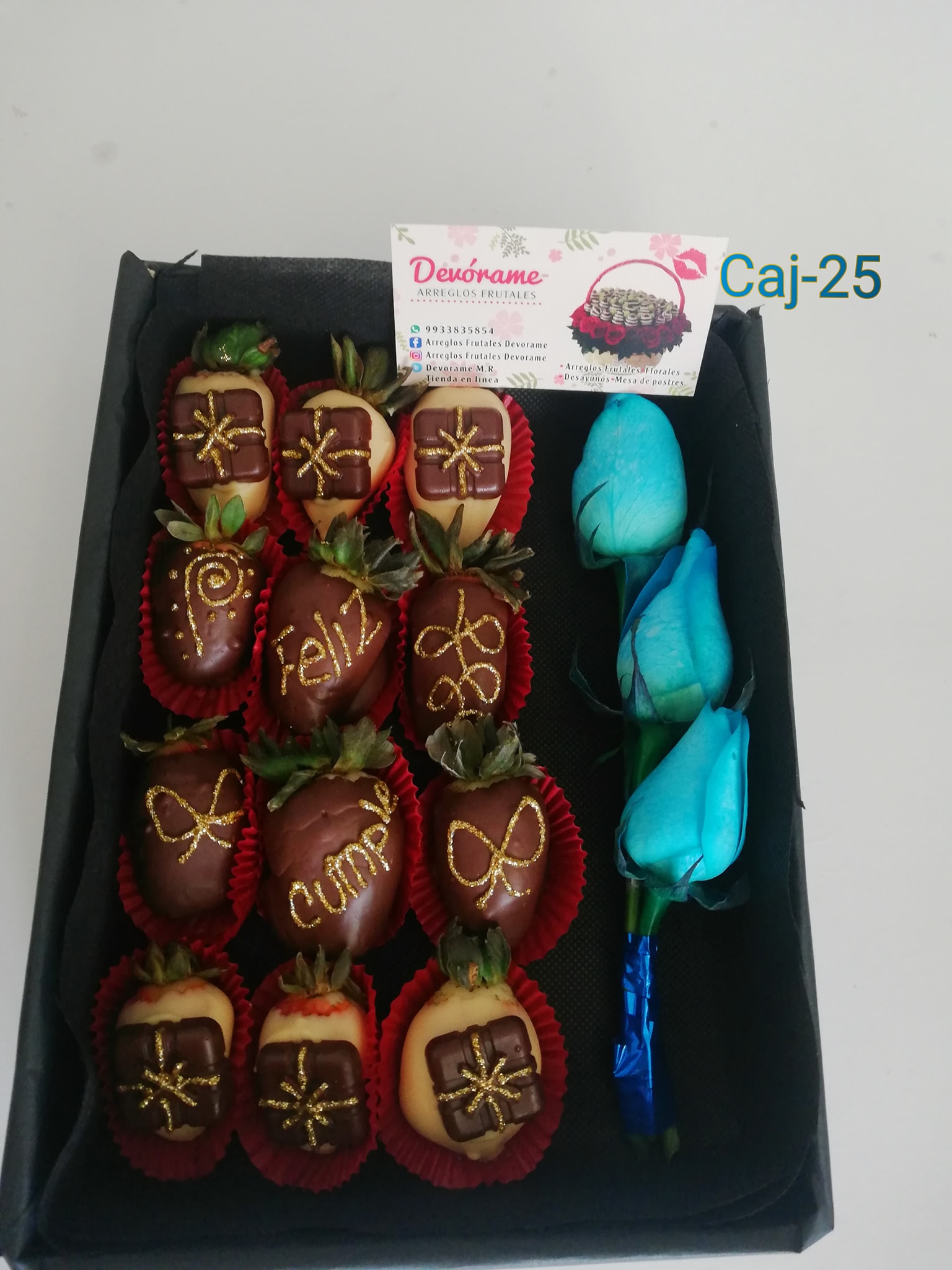 Arreglo frutal Caj-25 devorame