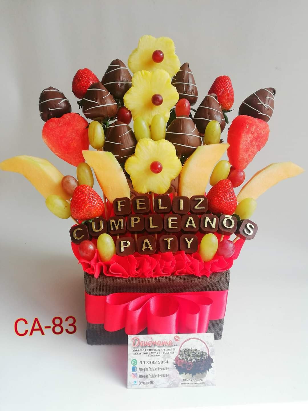 Arreglo frutal Ca-83 devorame