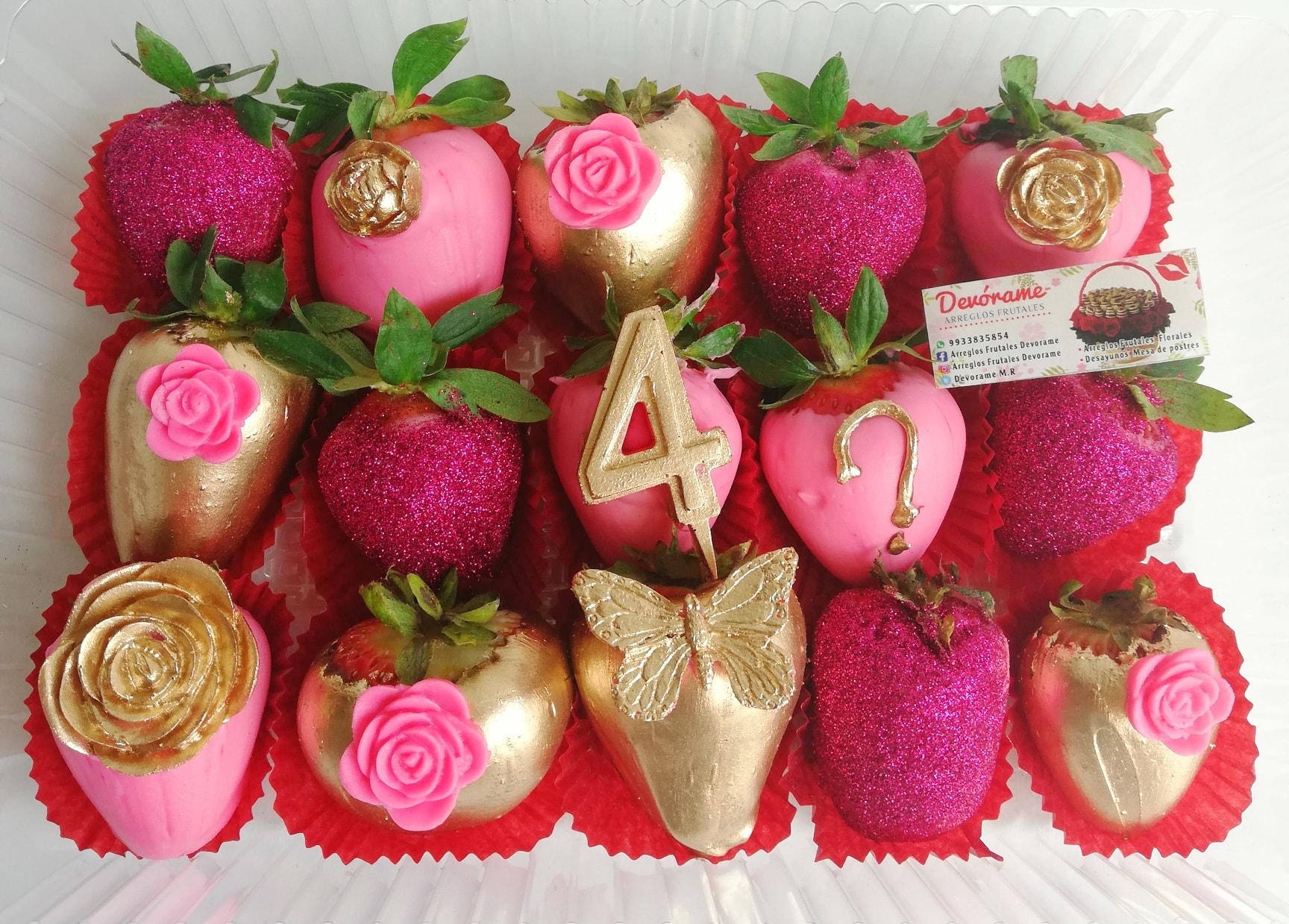 Arreglo frutal Fresa 2 devorame
