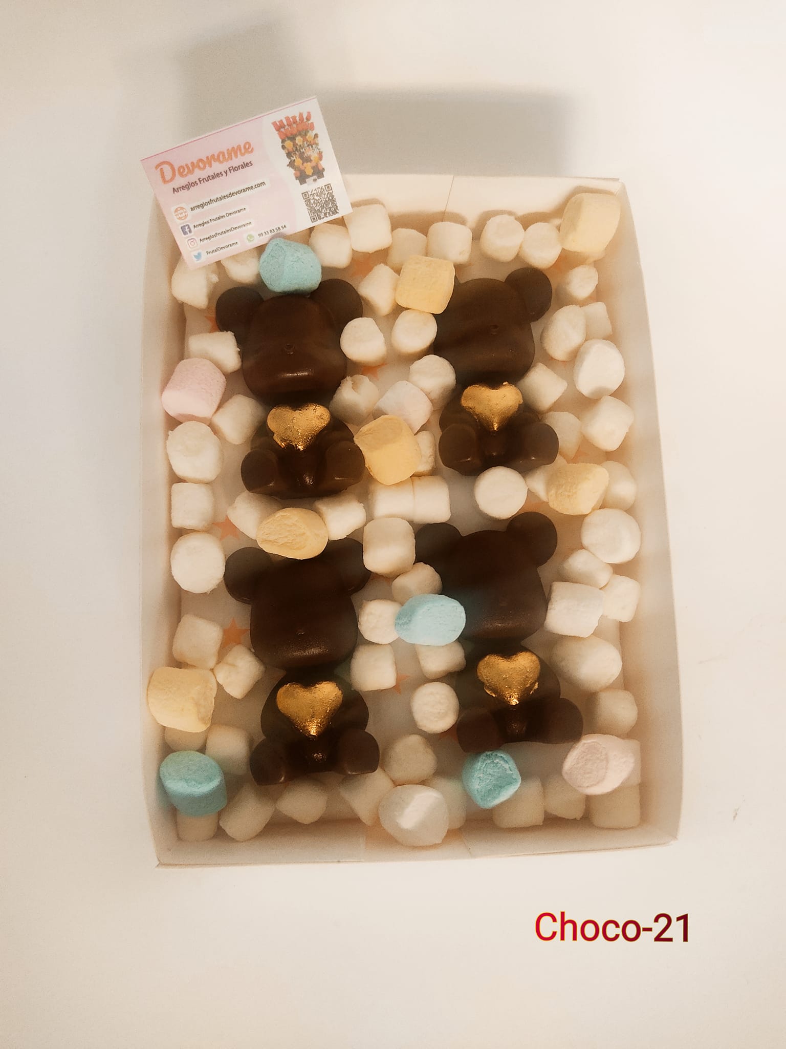 Arreglo frutal Choco-21 devorame