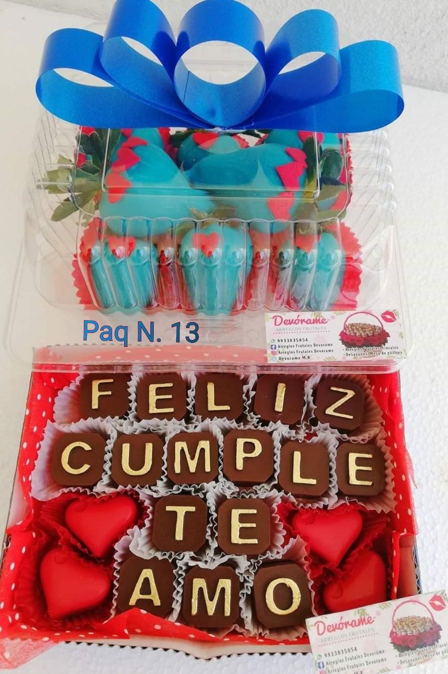 Arreglo frutal Paq 13 devorame