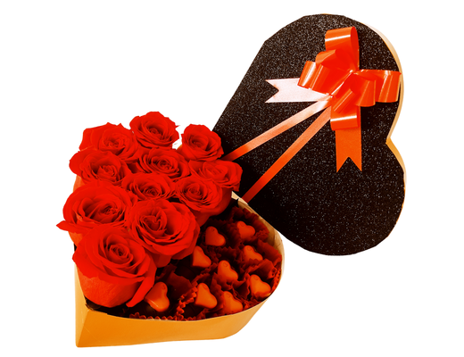 Arreglo frutal Co-55 Lo puedes pedir con el color de rosas que gustes. devorame