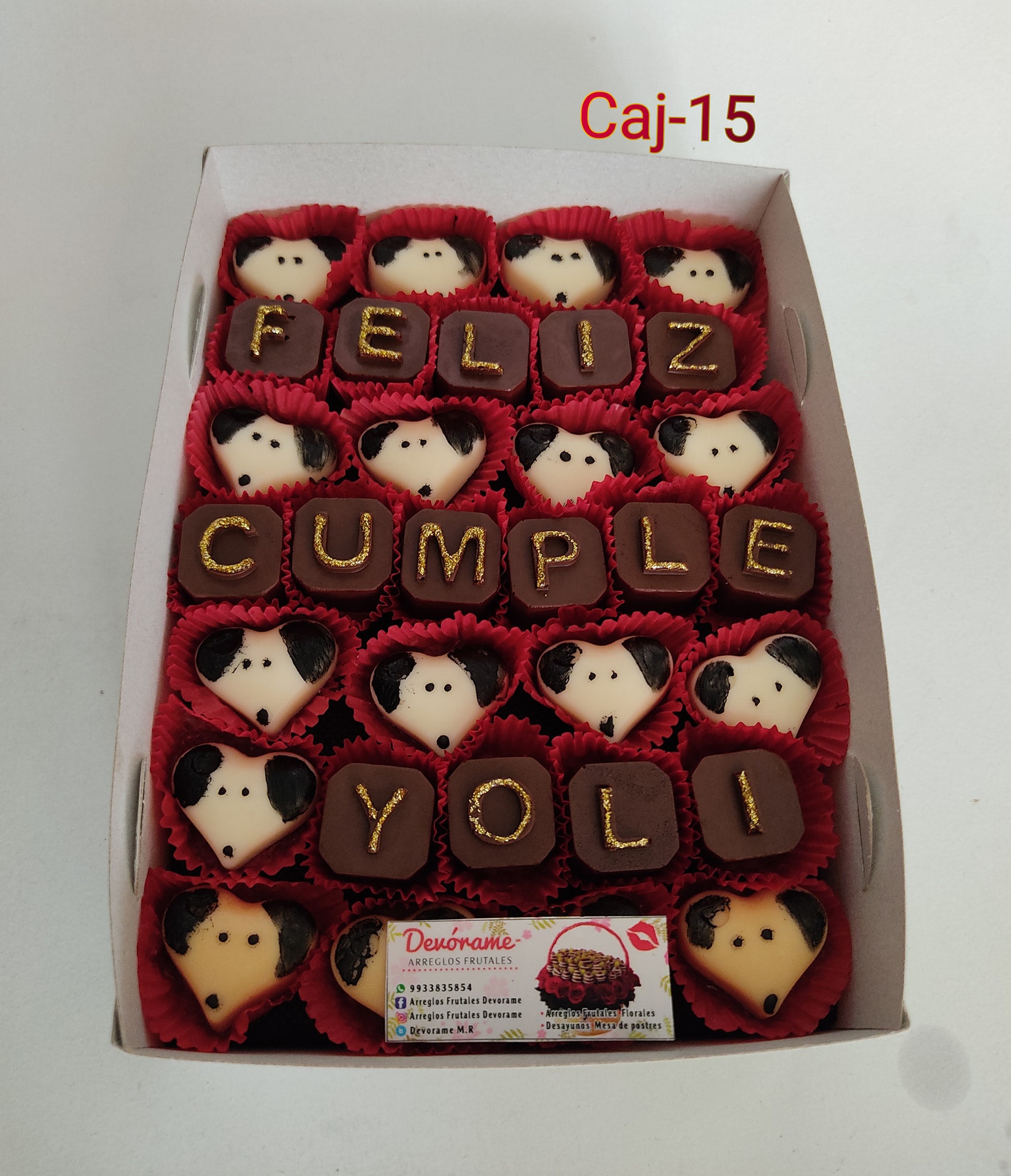 Arreglo frutal Caj-15 devorame