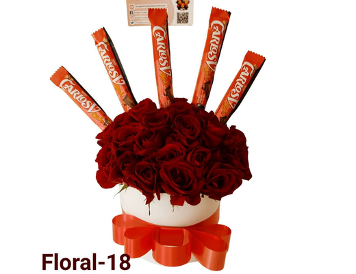 Arreglo frutal floral-18 Solicitalo con el color de flores que gustes. devorame