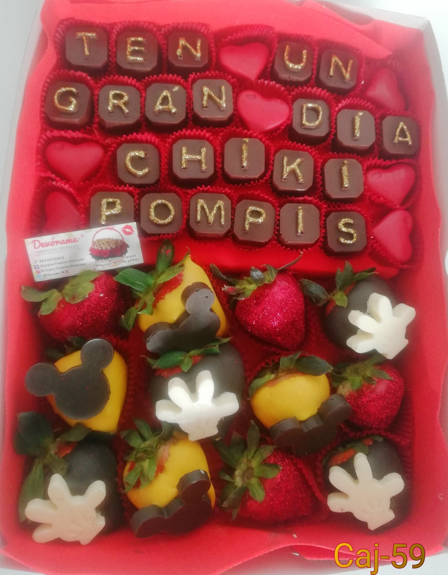 Arreglo frutal Caj-59 devorame