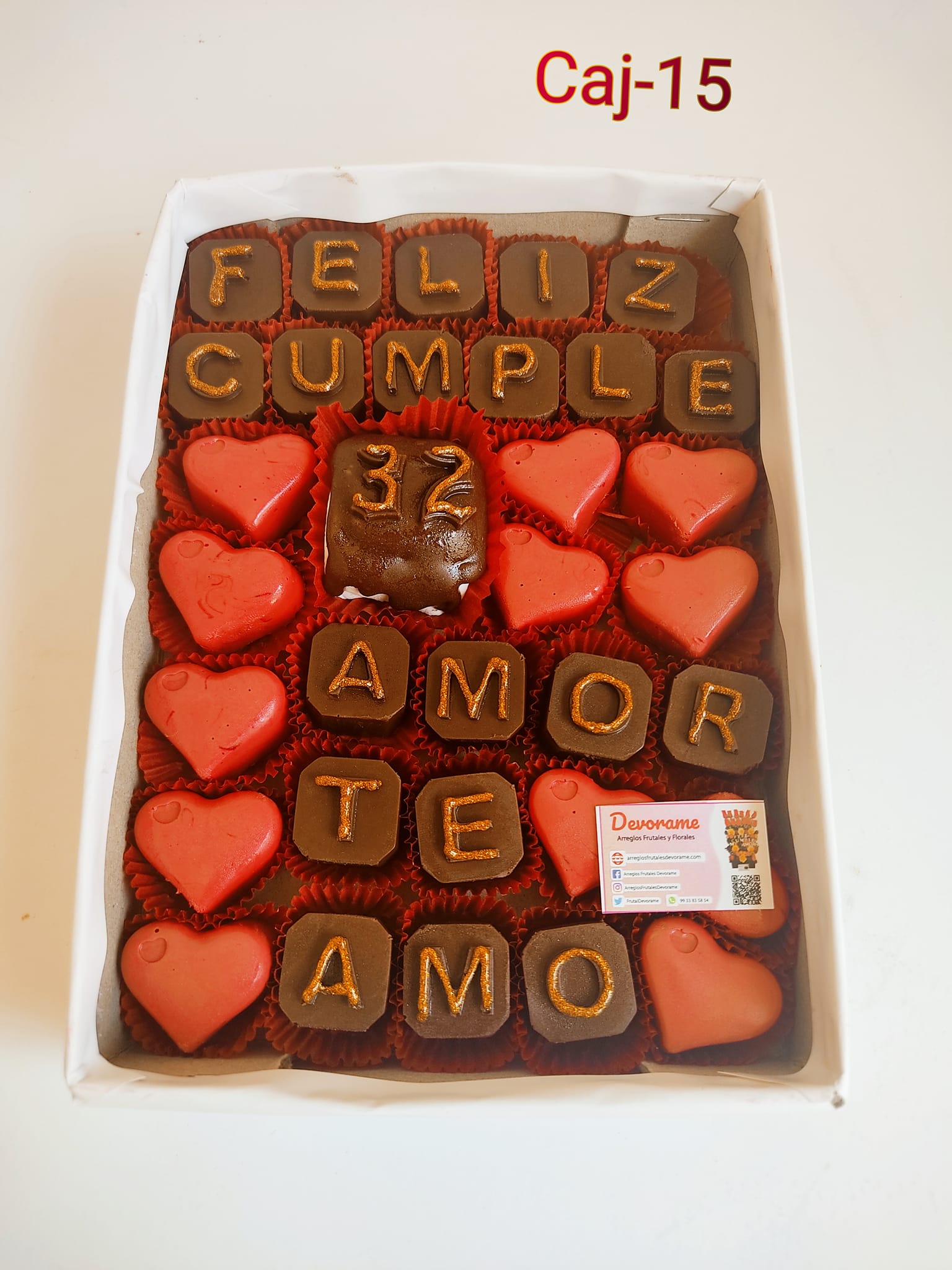 Arreglo frutal Caj-15 devorame