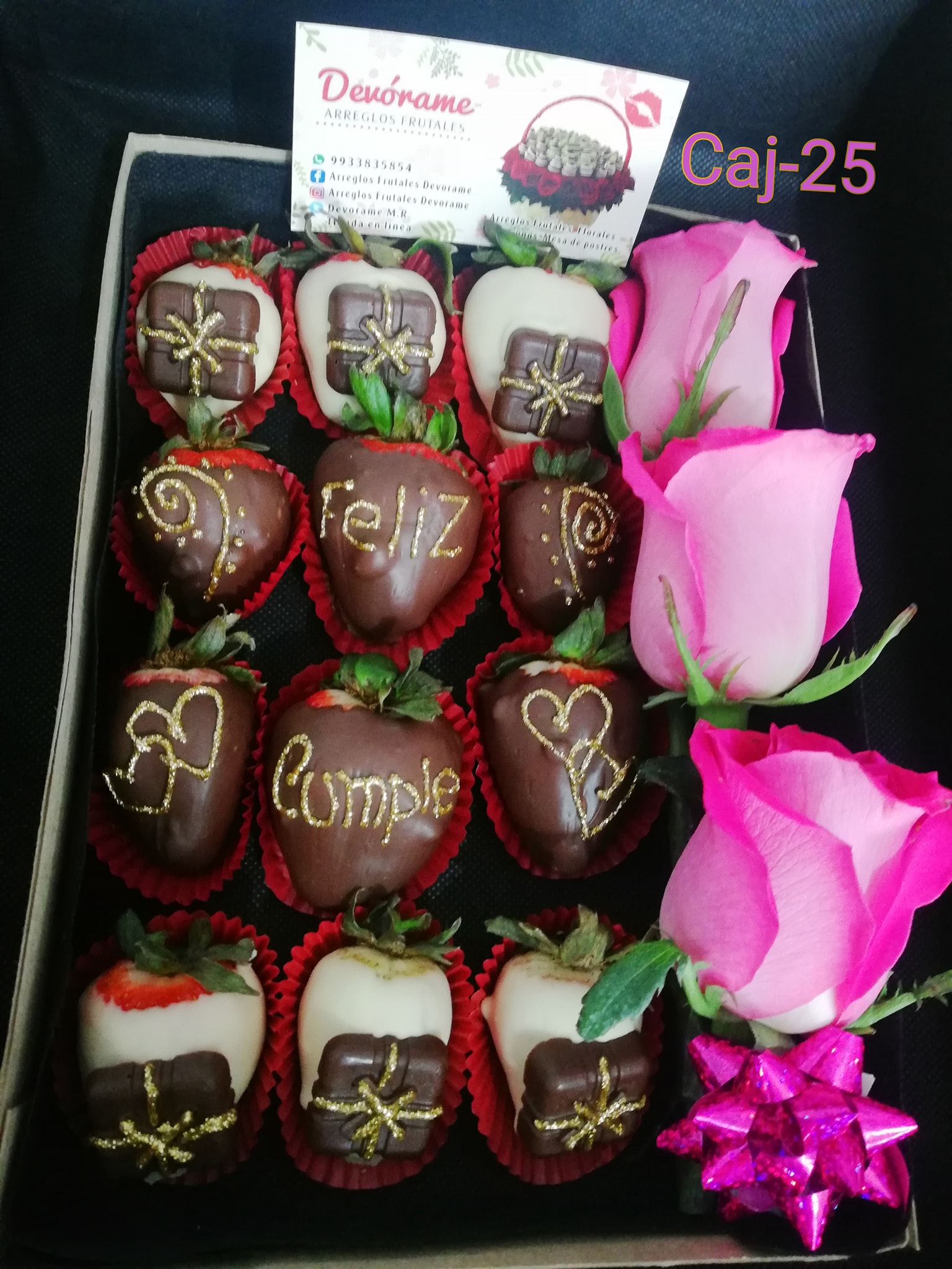 Arreglo frutal Caj-25 devorame