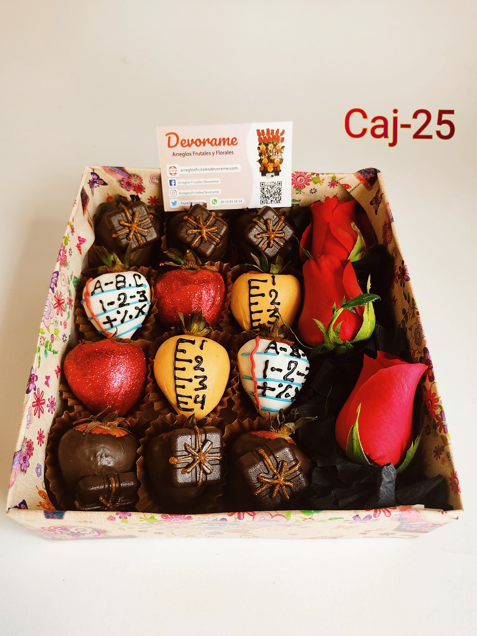 Arreglo frutal Caj-25 devorame