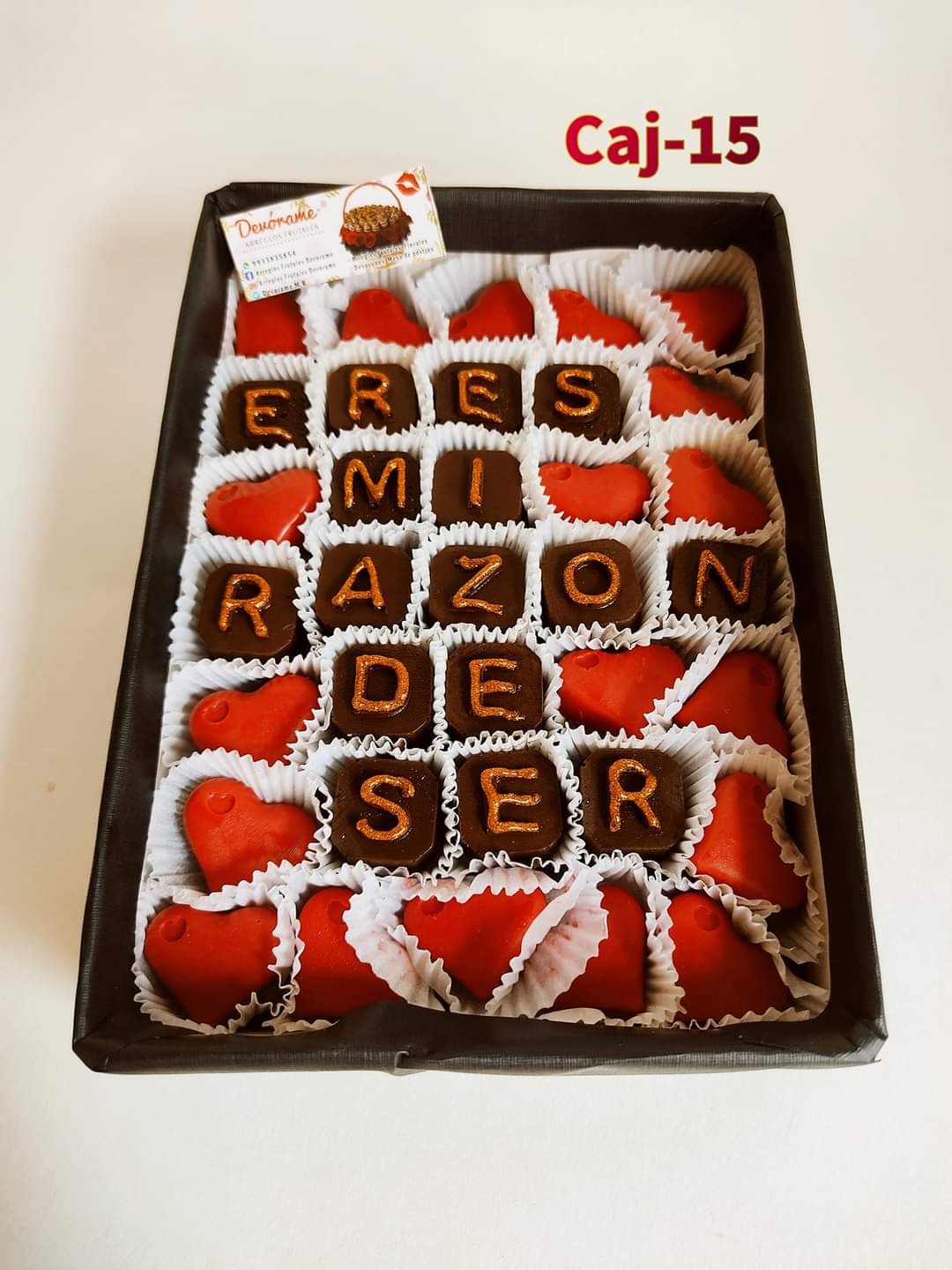 Arreglo frutal Caj-15 devorame