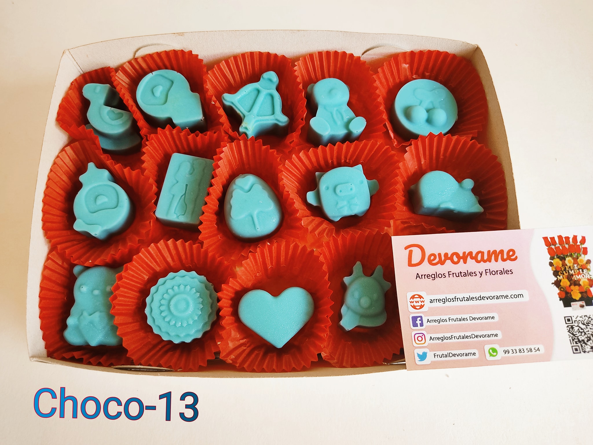 Arreglo frutal Choco-13 devorame