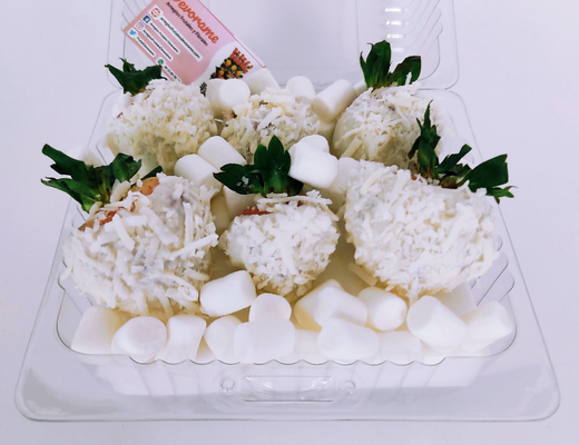 Arreglo frutal Fresas con chocolate devorame