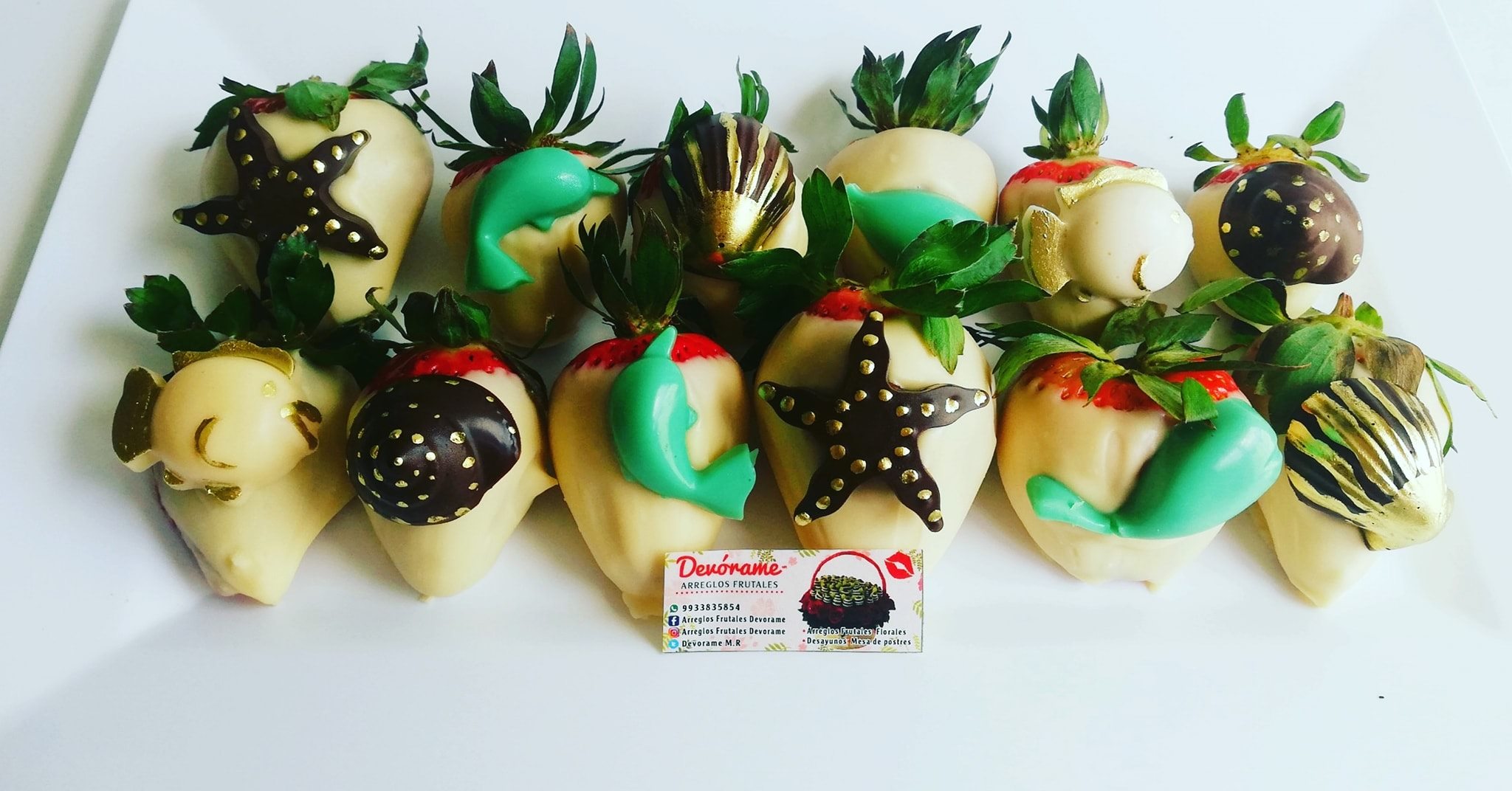 Arreglo frutal Fresas Marinas devorame